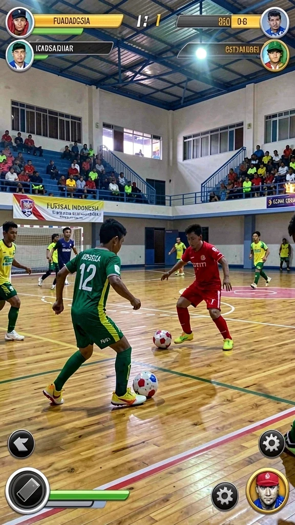 Fitur turnamen yang memungkinkan bermain bersama teman.