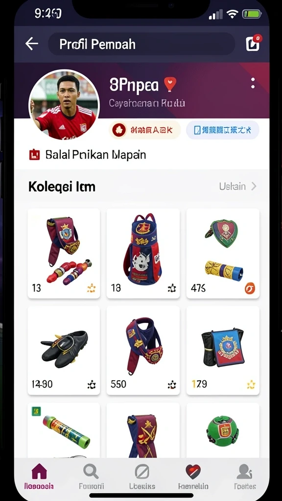 Tampilan aplikasi yang menarik dan user-friendly.