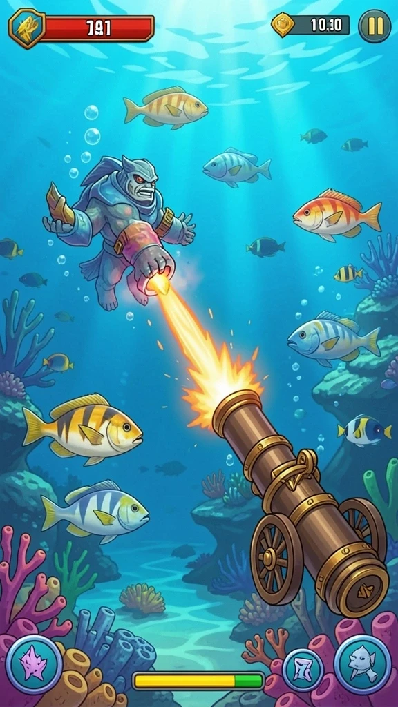 Screenshot gameplay yang menampilkan grafis memukau.