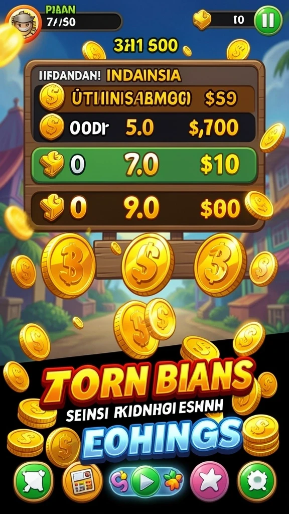 Screenshot menampilkan tampilan menu utama yang menarik.