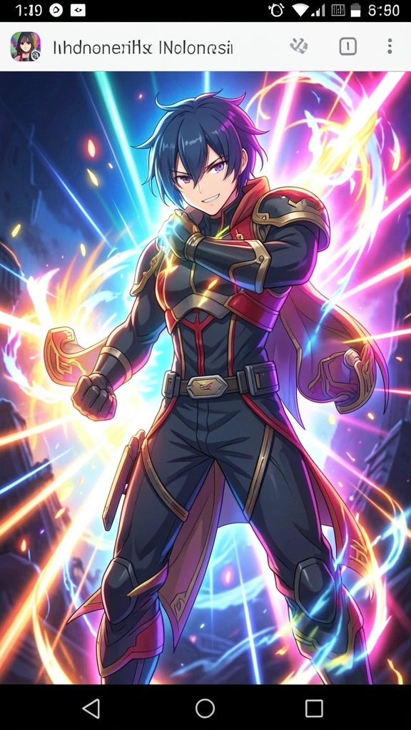 Screenshot dari kompetisi multiplayer yang seru.