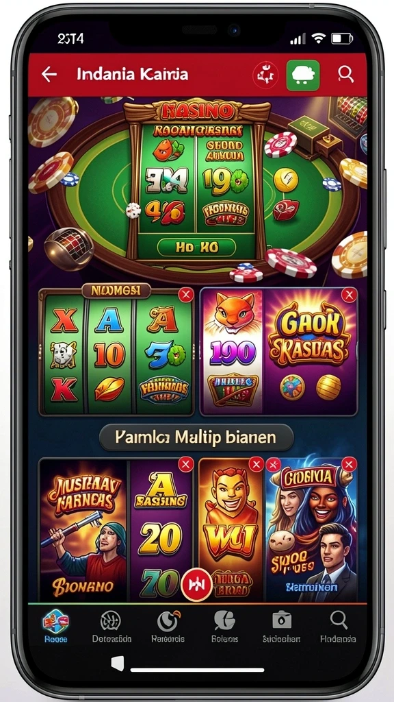 Gambaran interaksi multiplayer antara pemain di arena.