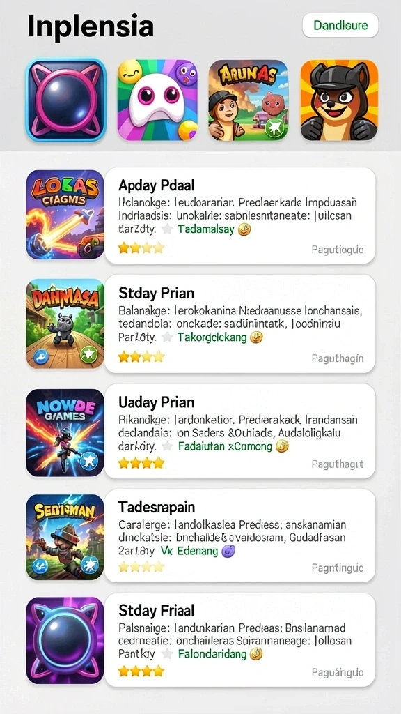 Beragam karakter dengan kemampuan unik.