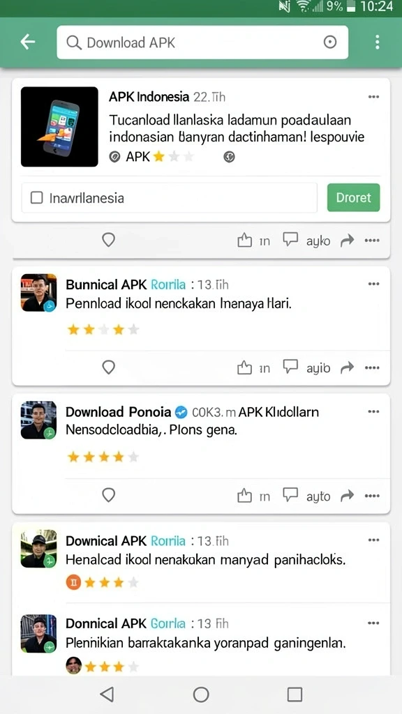 Gulungan penuh warna dengan berbagai simbol menarik.