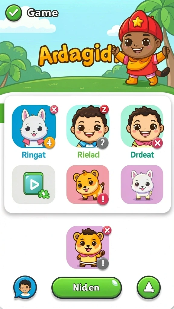 Fitur misi yang bervariasi untuk tantangan menarik.