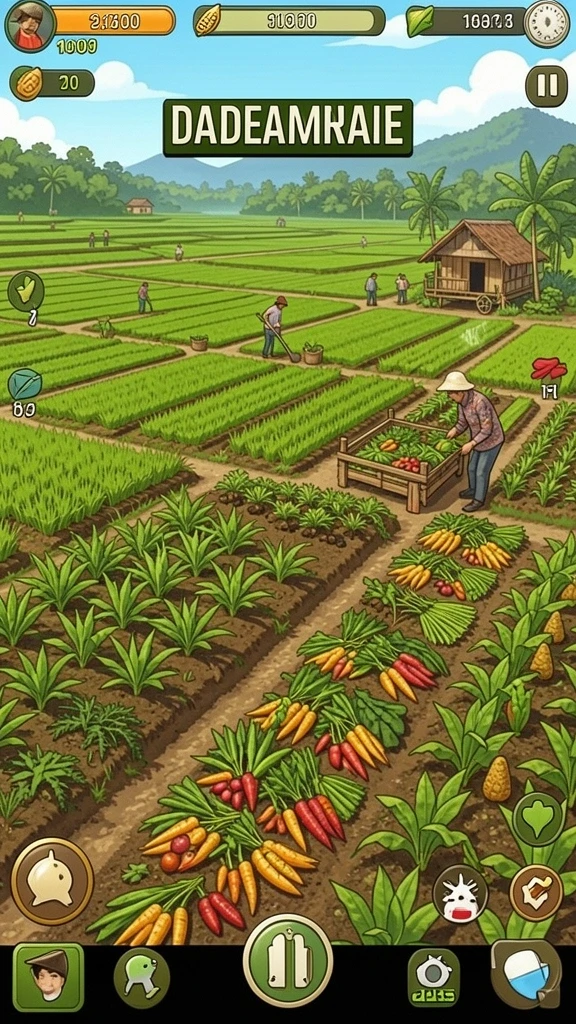 Grafis permainan yang memukau dan colorful.