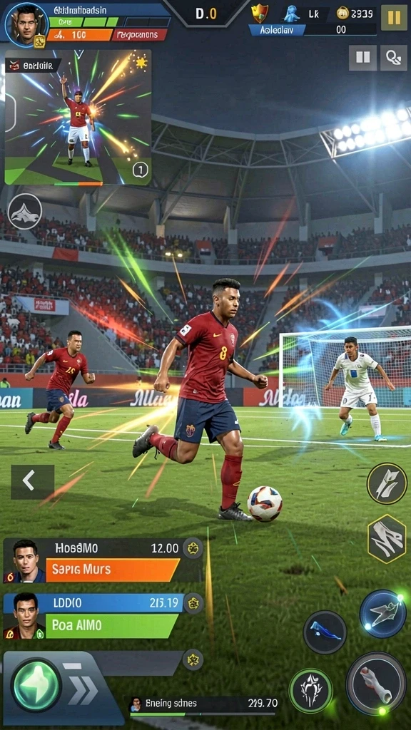 Fitur leaderboard yang menunjukkan posisi pemain.