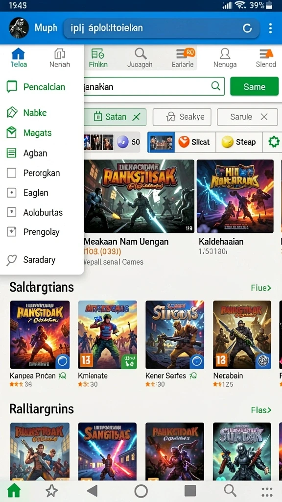 Tampilan antarmuka yang menarik dan intuitif.