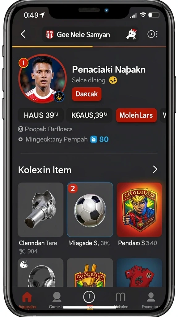 Karakter dengan skin unik dan beragam.