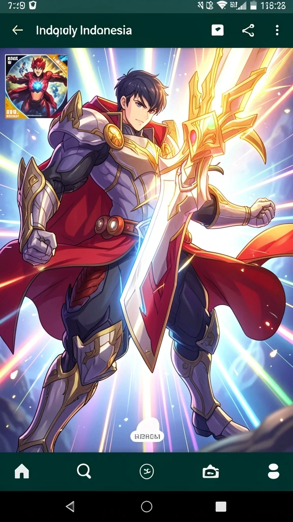 Screenshot menunjukkan gameplay yang dinamis.