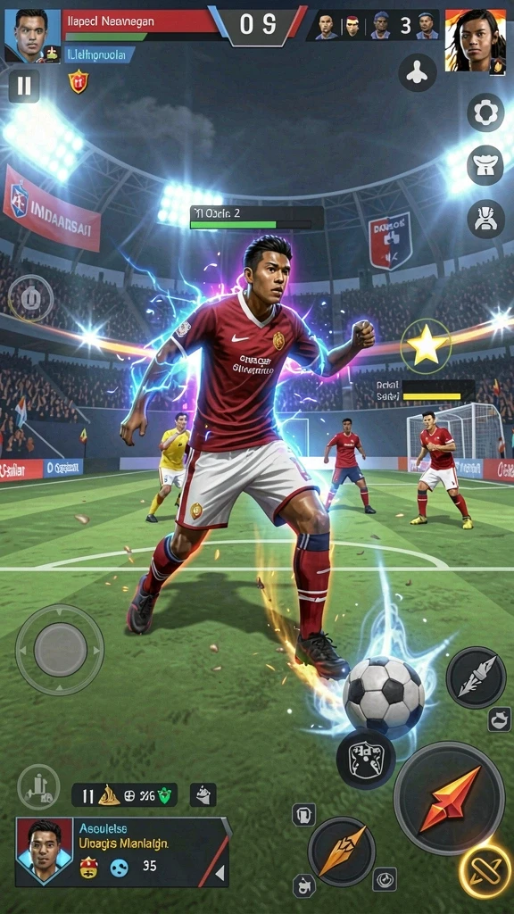 Grafik karakter yang detail dan menarik.