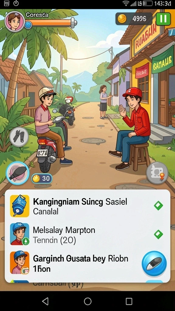 Tampilan antarmuka yang menarik dan mudah dipahami.