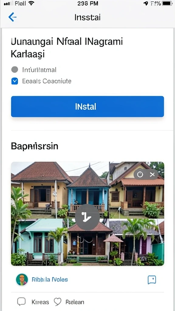 Tampilan menu utama PGKING yang menarik dan mudah digunakan.