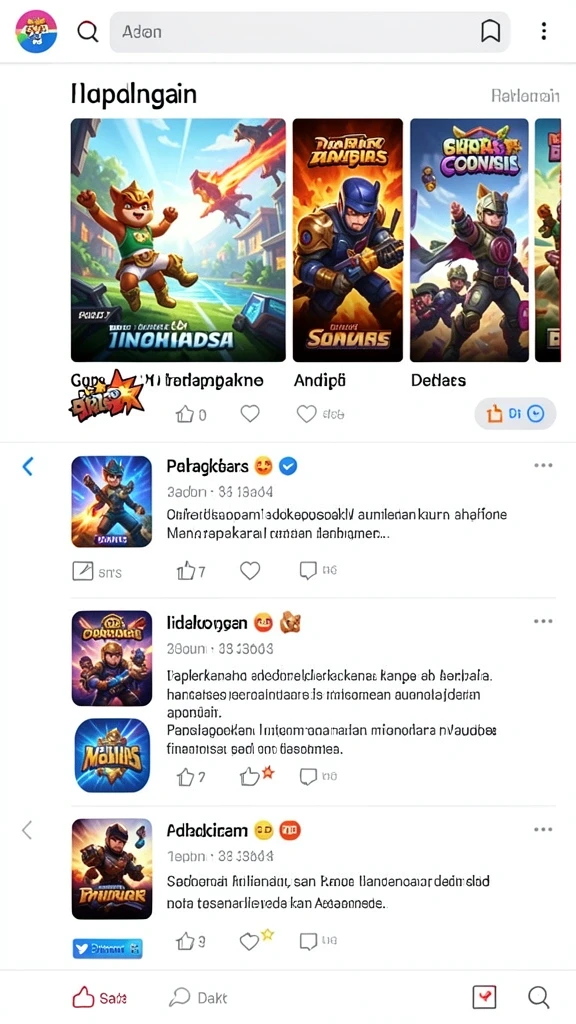 Fitur sosial yang memungkinkan interaksi antar pemain.