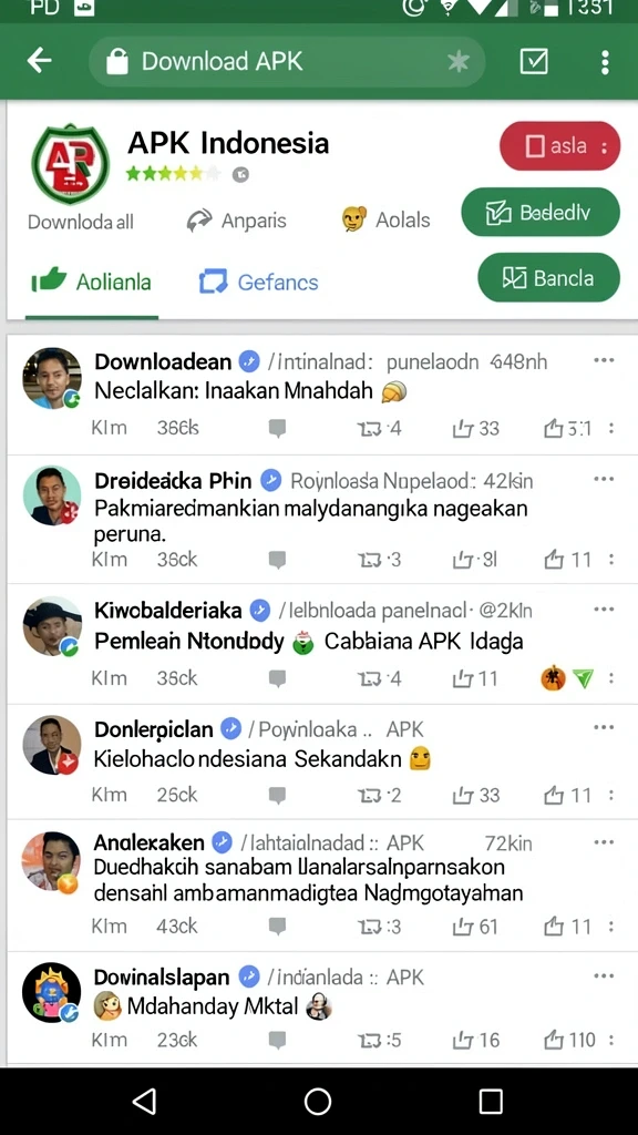 Tampilan awal aplikasi yang menarik.