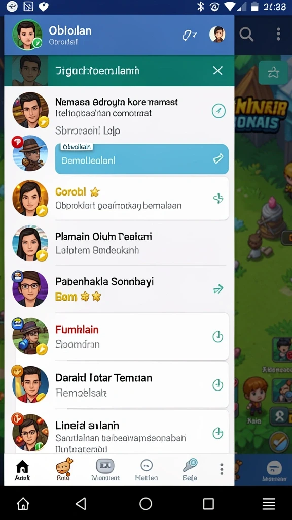 Komunitas aktif yang mendorong interaksi antar pemain.