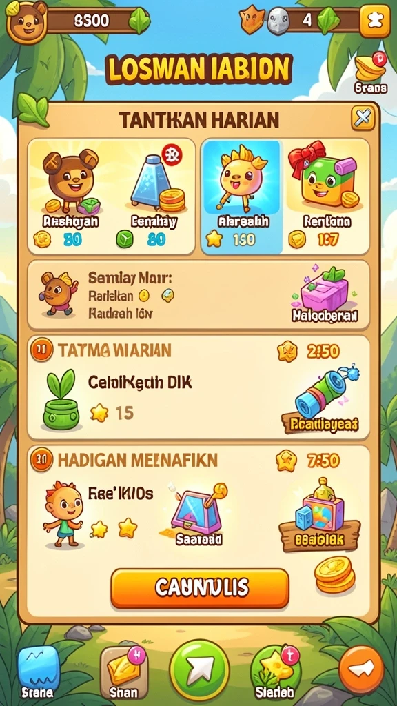 Mode multiplayer yang seru untuk bersaing dengan teman.