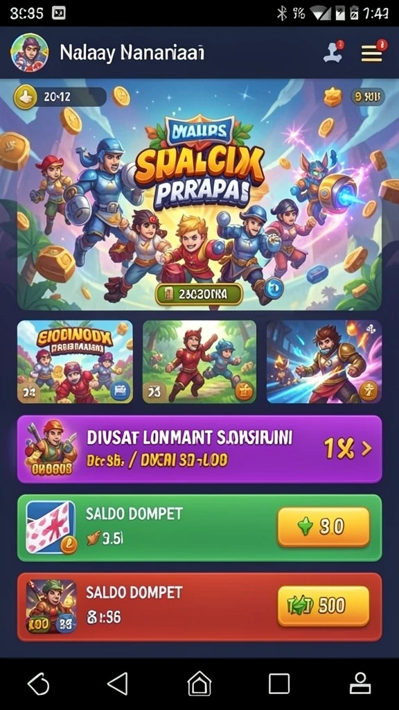 Beragam pilihan slot dengan tema yang berbeda.