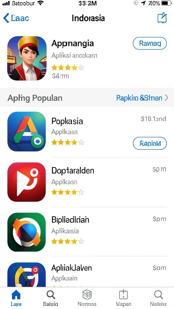 Tampilan antarmuka yang menarik dan mudah dinavigasi.