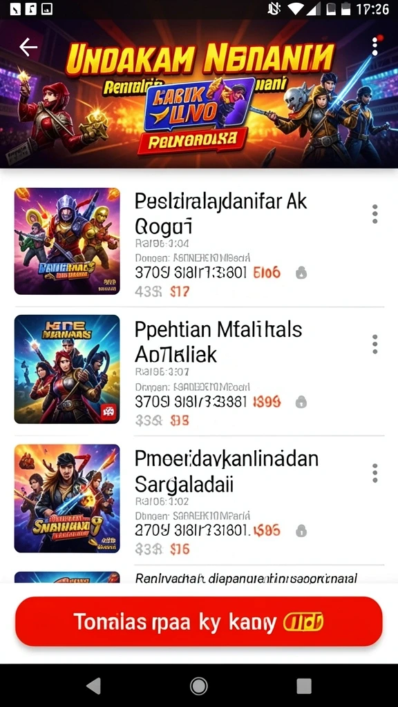 Tampilan antarmuka yang menarik dan mudah digunakan.