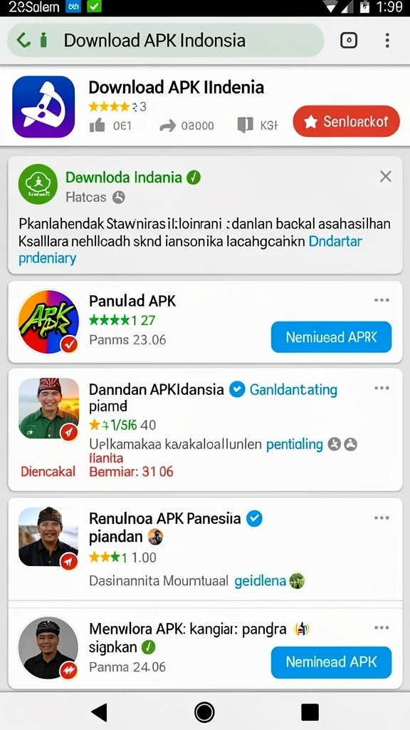 Berbagai mode permainan yang dapat dipilih sesuai keinginan.