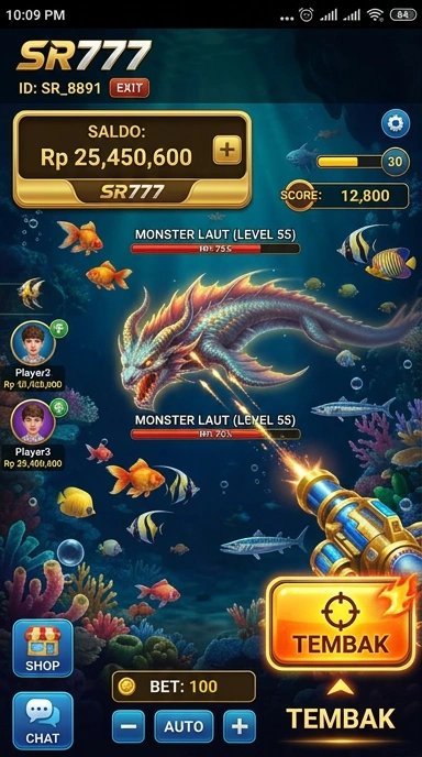 sr777 — layar beranda